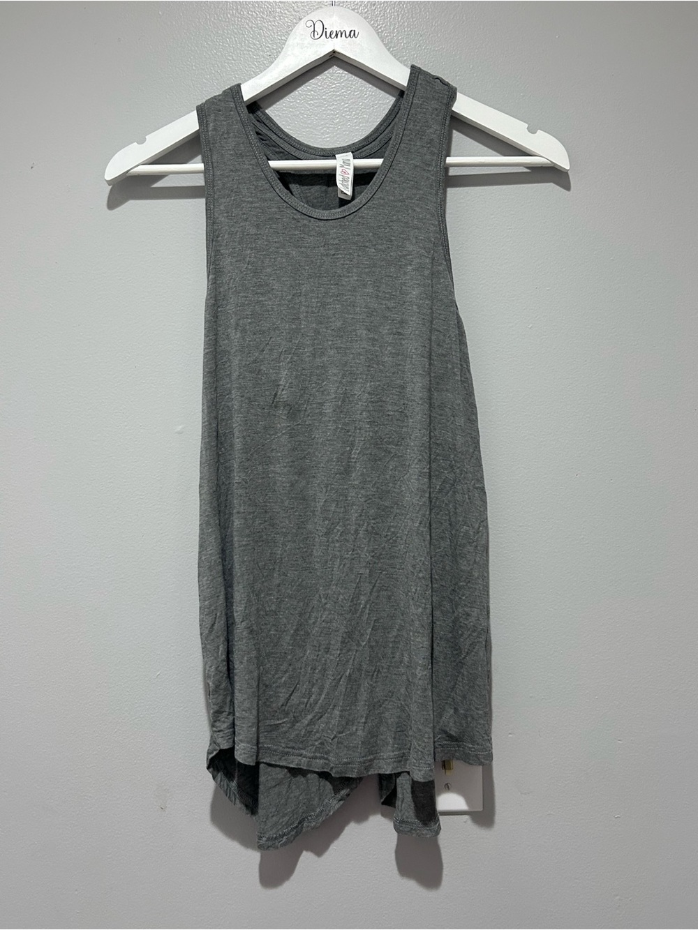 Latched Mama Gray Racerback Athleric Nursing Tank